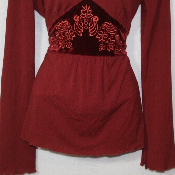 Y2K style Arden B peasant top - Picture 5 of 12